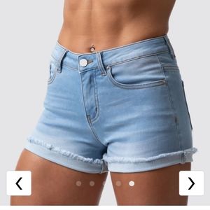 Born Primative Flex jean shorts